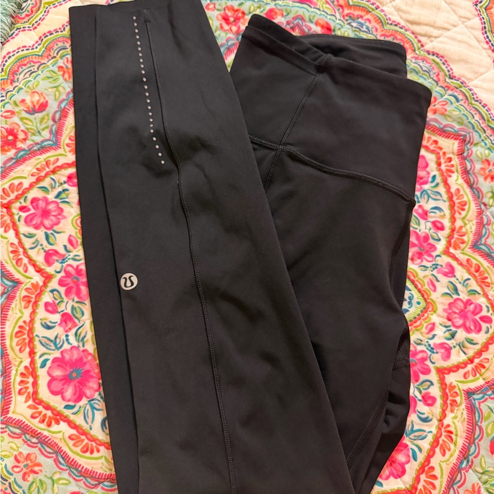 lululemon athletica Black Straight Leg Pants
